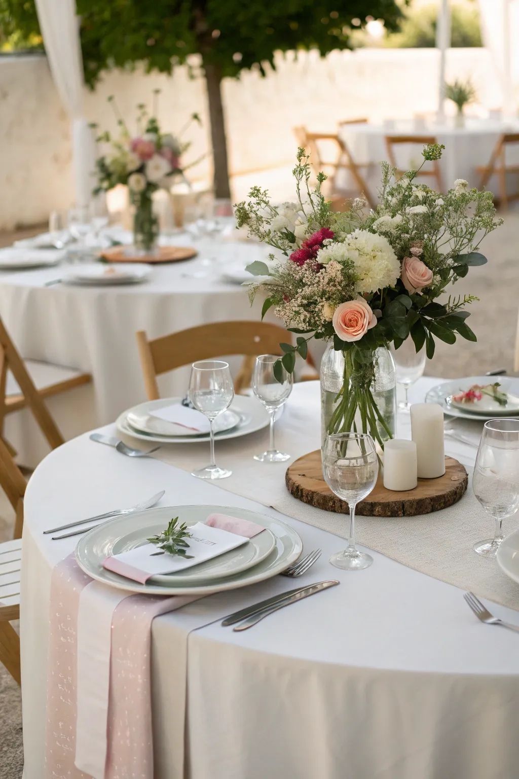 Round Banquet Table Rental – Elegant Event & Wedding Dining