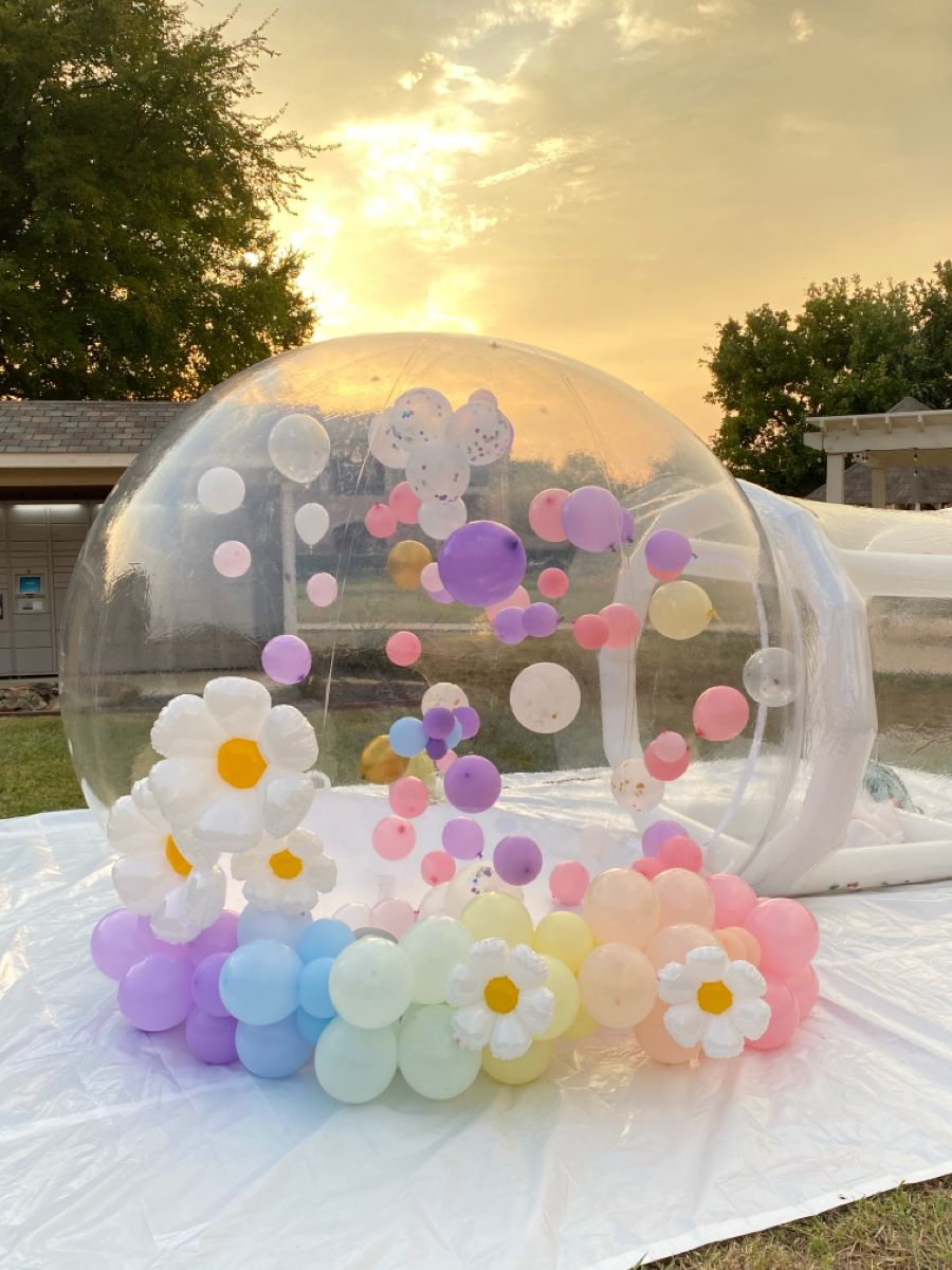 Pastel Balloon Bubble House Rental – Magical Event Attraction